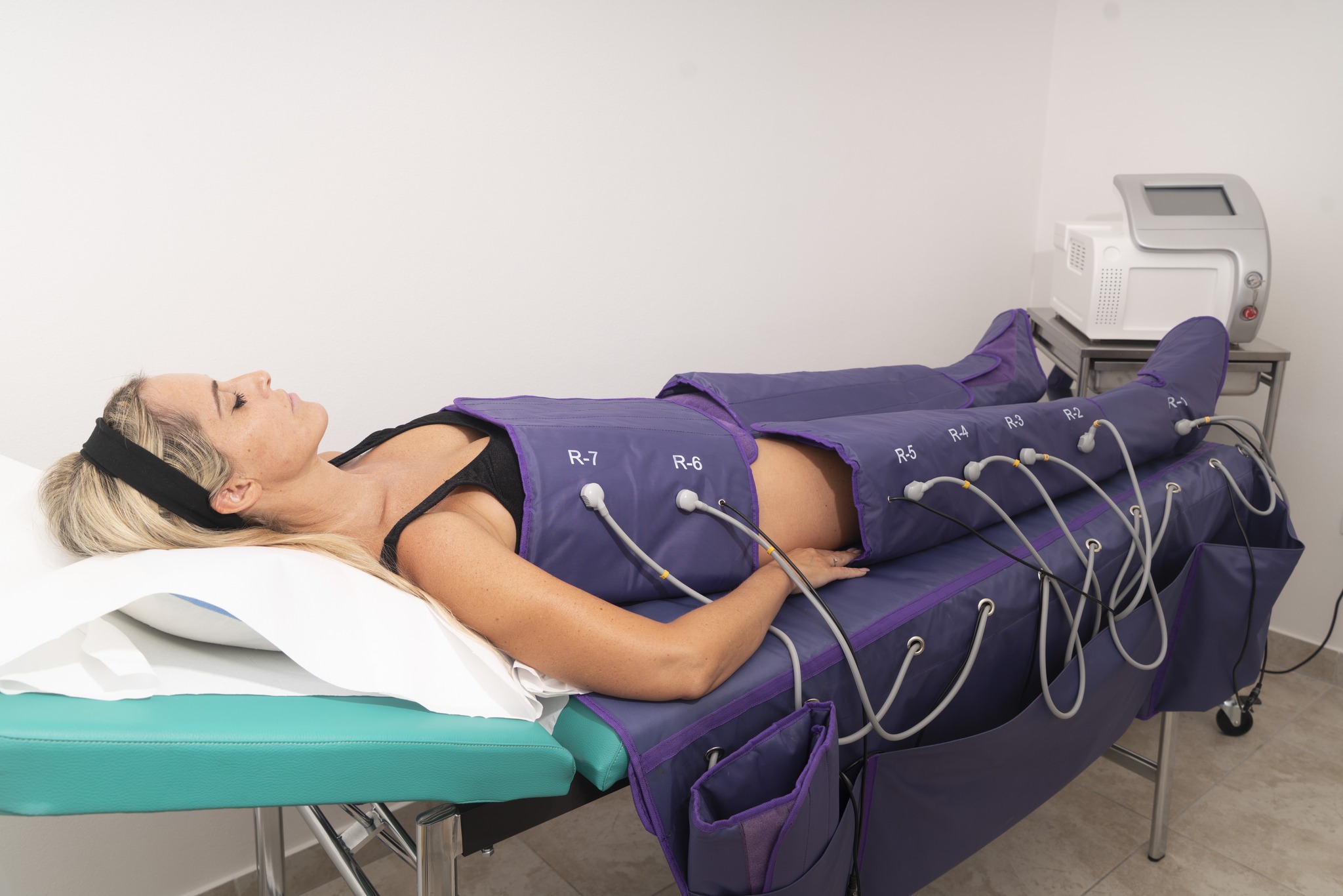 Pressoterapia - addio ritenzione idrica alle gambe